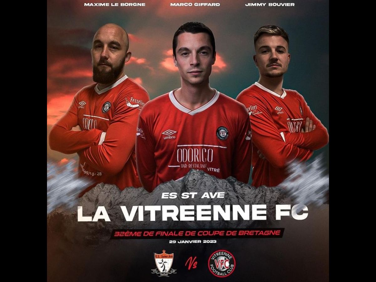 #ESAVFC | Jour de Match 🔥

➡️ ES ST Avé 🆚 La Vitréenne FC

Match à 15H00 au Stade Cheviller ! ⚡️

#TeamVFC