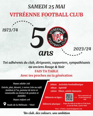 50 ans Vitréenne FC