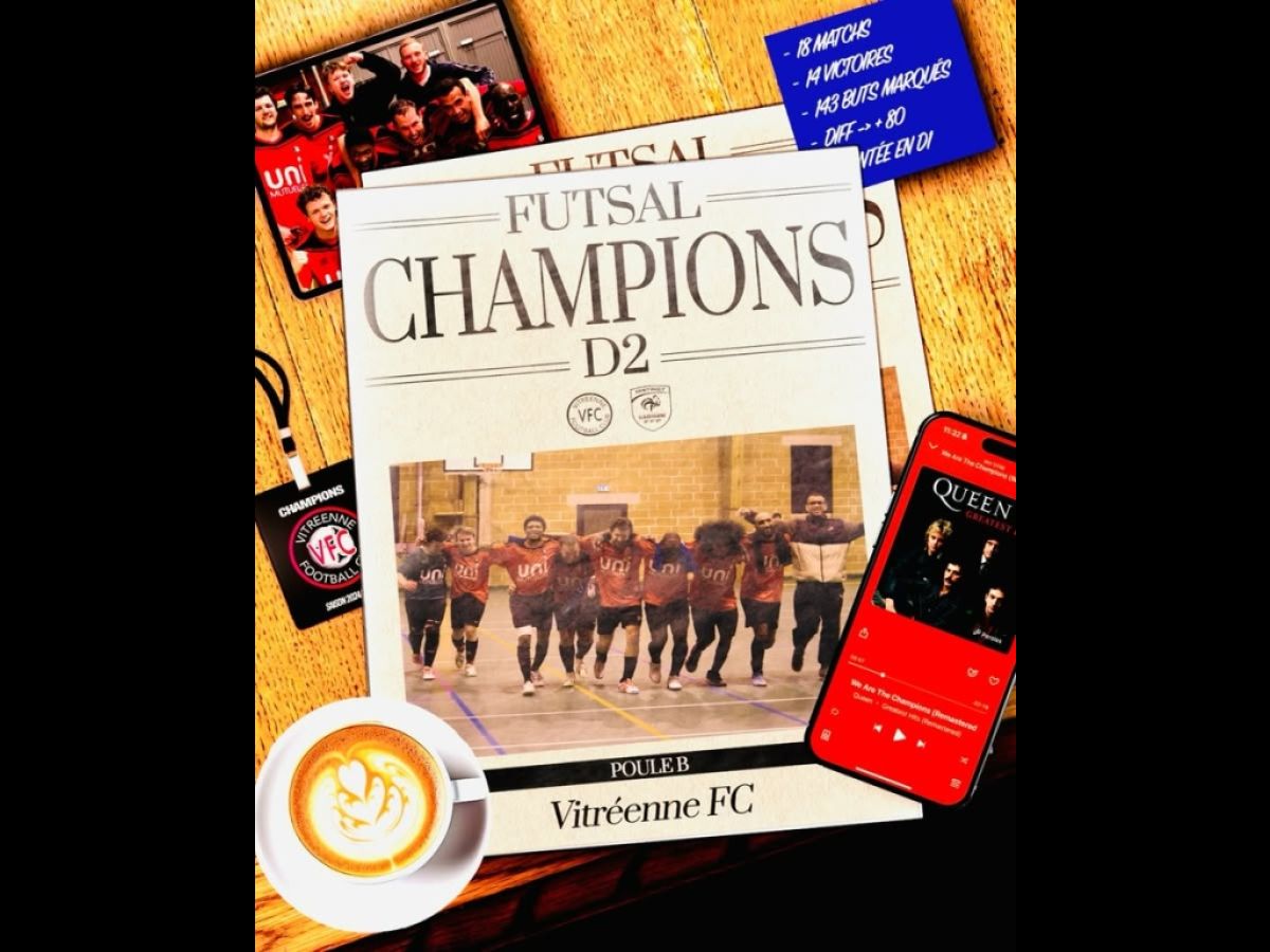 𝑪𝑯𝑯𝑯𝑨𝑴𝑷𝑰𝑰𝑰𝑰𝑰𝑰𝑶𝑶𝑶𝑵𝑵𝑺𝑺𝑺 🏆

Avec une victoire 12-5 contre @sclerheufoot notre équipe futsal est 𝐬𝐚𝐜𝐫𝐞́𝐞 𝐜𝐡𝐚𝐦𝐩𝐢𝐨𝐧𝐧𝐞 𝐝𝐞 𝐃𝟐. 🤩
𝟭𝟴 matchs, 𝟭𝟰 victoires,...
