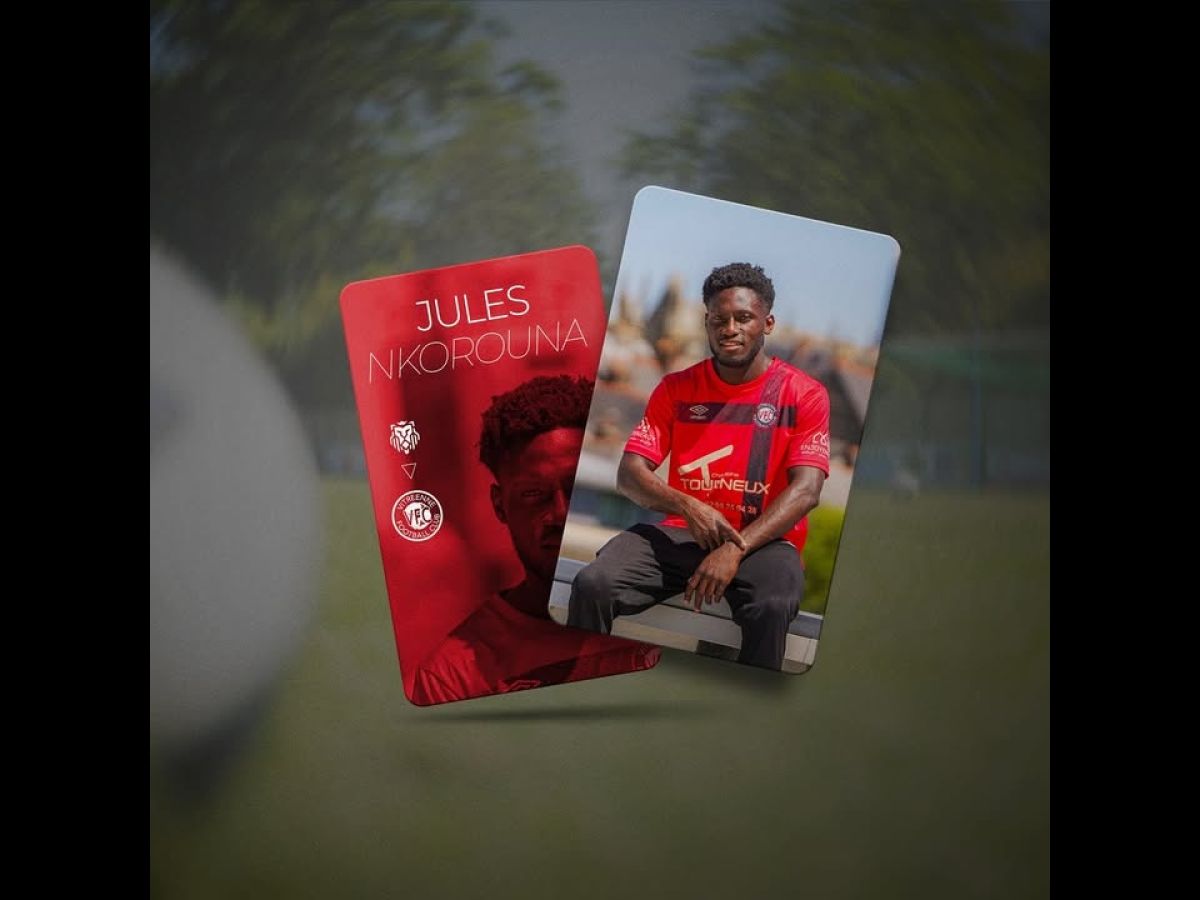 𝑱𝒖𝒍𝒆𝒔 𝑵𝒌𝒐𝒓𝒐𝒖𝒏𝒂 𝒆𝒔𝒕 𝒓𝒐𝒖𝒈𝒆 𝒆𝒕 𝒏𝒐𝒊𝒓 ! ✍️

Passé par la région parisienne, il a ensuite évolué au FC Chambly durant cinq saisons, avant de poser ses...