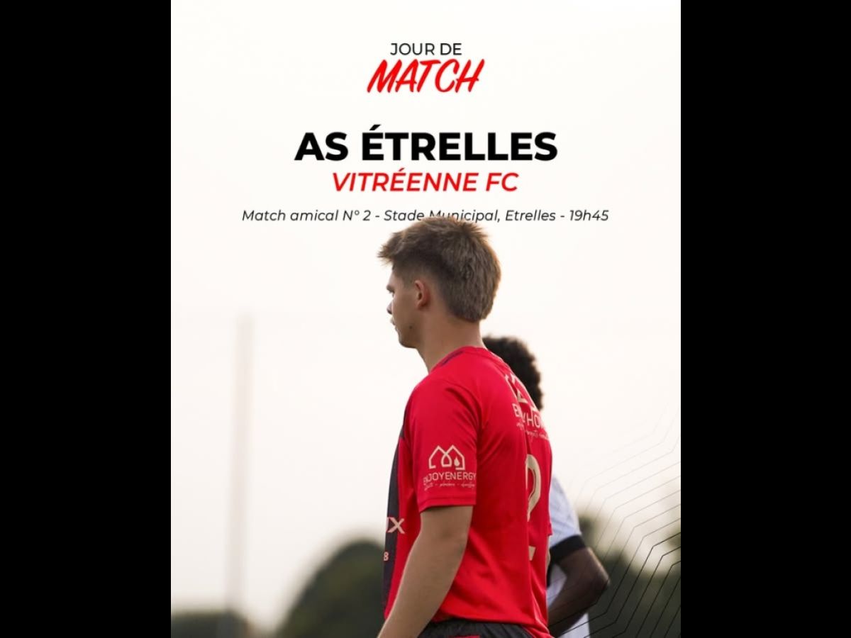 Deuxième 𝙢𝙖𝙩𝙘𝙝 𝙙𝙚 𝙥𝙧𝙚́𝙥𝙖𝙧𝙖𝙩𝙞𝙤𝙣 pour le groupe seniors, ce soir, face à l’ @as_etrelles. 
✈️ Match à 𝙡’𝙚𝙭𝙩𝙚́𝙧𝙞𝙚𝙪𝙧, coup d’envoi 19h45.

Retrouvez...