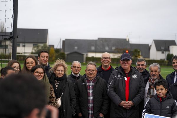 Inauguration terrain Granger-Viel.